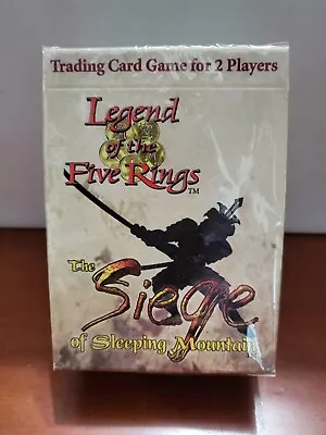 L5R Siege Of Sleeping Mountain 2 Player Starter Deck Dragon Brotherhood Sealed  • $20