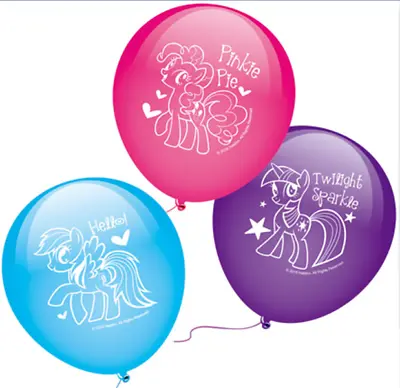  Pony Theme Party My Little Birthday Decorations 12  Latex Balloon • £3.89