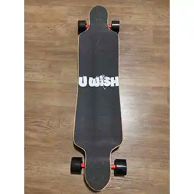 Rim Ryderz Black Santa UWish Skateboard Long Board With Rims • $275