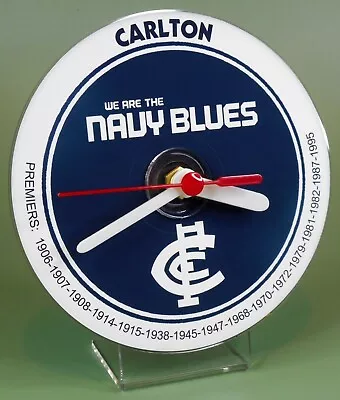 Carlton Blues Handcrafted CD Clock  • $19.95