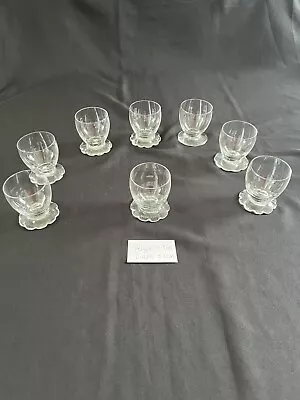 Eight Daum Nancy Liqueur Or Port Glasses • £100