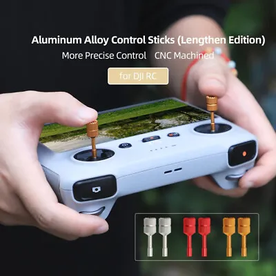 Lengthen Control Sticks Alu Thumb Rocker Joysticks For DJI RC Air 3 /Mini 3 Pro • $12.68