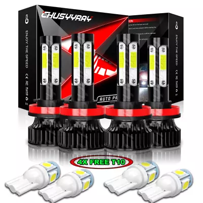 For Volvo VNL VNM 630 670 730 780 2004-2015 Hi/Lo Beam LED Headlight Bulbs 6000K • $23.99