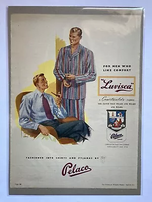 Vintage Print Ad 1951 Pelaco Clothing Fashion Australian Advertising • $13.95