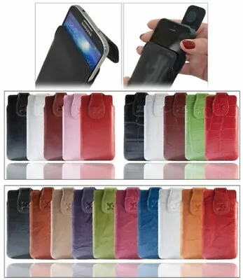 Medion Life S5004 Md 99722 Leather Case Pouch Case Cell Phone Case • £25.15