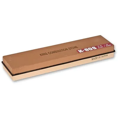 Japanese Waterstone Whetstone Combination 1000/6000 Grit King Ice Bear 510469 • £32.39