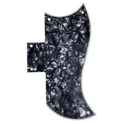 Guitar Pickguard For Gibson SG Standard Parts 3 Ply Black Pearl • $19.06