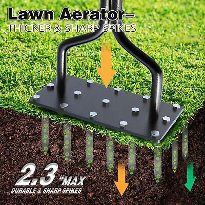 Lawn Aerator Tool Garden Spike Grass Gardening Scarrier Utensil Tool Tool For • £22.86