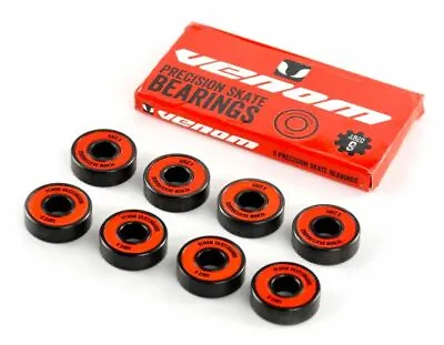 Venom Fast Skateboard Bearings ABEC9 608z Upgrade Skates Scooter Longboard X8 • £9.95