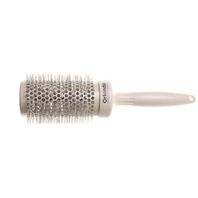 Crewe Orlando Ionic Heat Retainer Round Wheat Hair Brush Vanilla 53mm • £9.99