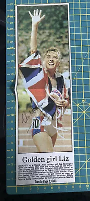 Liz McColgan MBE- Olympic Athlete - Marathon Runner – Signed Photo - Not Dedicat • £0.99