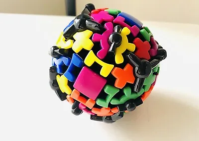 Meffert's Gear Ball Rubik's Cube Type Puzzle Brain Teaser Multi Color EUC • $7.40