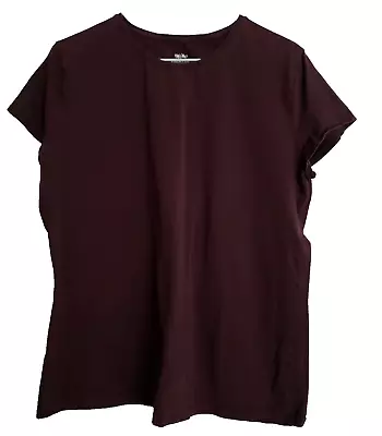 Mossimo Women's Size XXL Brown Slim Fit Stretch T-shirt  • $6.04