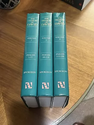 The Treasury Of David Full 3 Volume Set. Hendrickson Edition. C. H. Spurgeon • $9.99