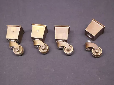 $14.99 • Buy Vintage Square Leg Cap Rolling Furniture Casters