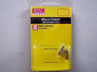 (044)  C  Micro Trains Z Scale Model Train Track Joiners Item #990 40 909 (1321) • $12.95