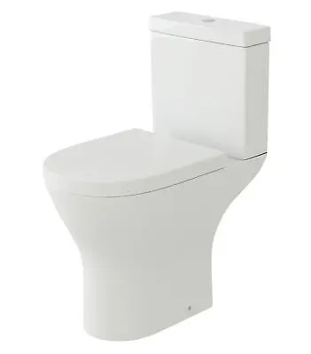 £132.99 • Buy Toilet Pan Modern WC Soft Close White Ceramic Cistern Bathroom Seat
