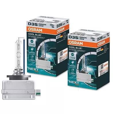 OSRAM Cool Blue Intense Next Generation XENARC Xenon D1S D2S D3S 35W Set Of 2 • $156.60