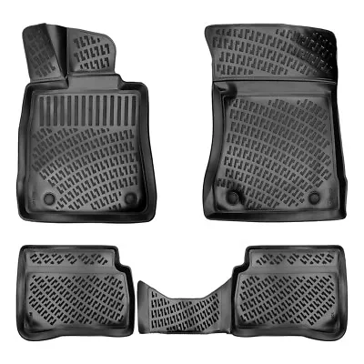 Floor Mats Liner For Mercedes S-Class W221 2007-2013 All Weather Molded 3D Black • $99.90