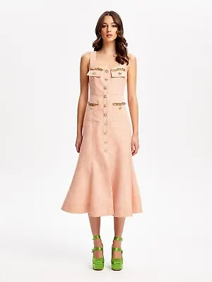 $260 • Buy Bnwt Alice Mccall Iced Guava Catalina Midi Dress - Size 10 Au/6 Us (rrp $449)