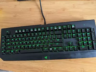 Razer Blackwidow Ultimate Keyboard (Green Backlit) • $60