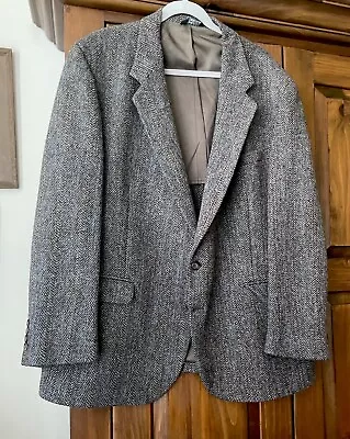 Vintage Harris Tweed Sport Coat Jacket Blazer Size 48R • $49.99