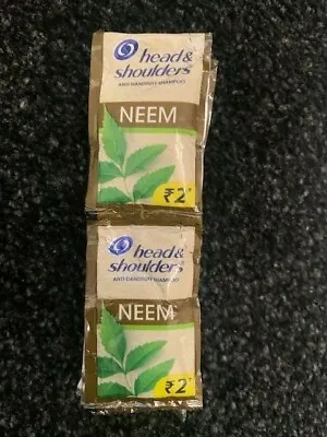 8x Head & Shoulders Shampoo Neem Travel Holiday Pouch Pack Sachet 5ml • £3.99