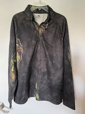 Mens' XL Mossy Oak Camouflage Jacket • $19