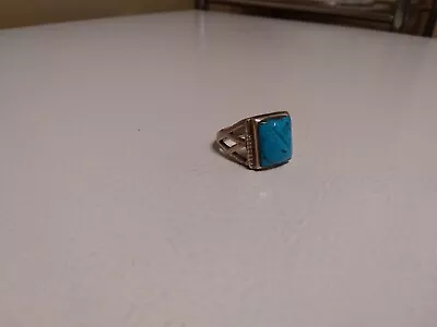 Mens Native American Turquoise Ring Size 10. • $60