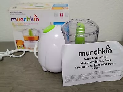 Munchkin Baby Food Processor MK0088 Healthy Organic Homemade Foods WITH BOX • $42