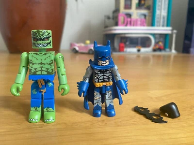 £10 • Buy DC Minimates Killer Croc And Batman Battle Damaged Lego Compatible