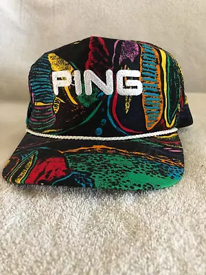 Brand New Never Worn Vintage Ping Rope  Paisley Golf Hat Made In Usa By Karsten • $185