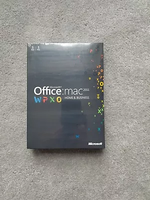 £12.50 • Buy Microsoft Office Mac 2011 Home & Business NIB