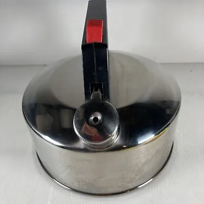 Vintage Farberware Stainless Steel Whistling Teapot. Model 758a. 2.5 Quart • $24.96