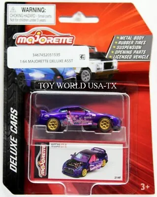 2024 Majorette Deluxe Cars Assortment Nissan GT-R Purple • $7.99