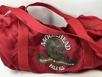 Moosehead Beer Pale Ale Duffle Bag Vintage Red Bag Saint John New Brunswick • $29.43