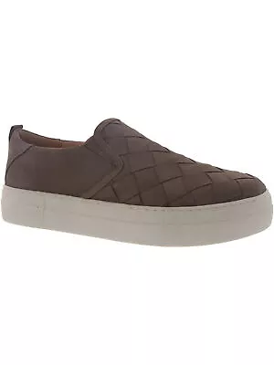 STEVE MADDEN Womens Brown Aldene Toe Platform Slip On Leather Sneakers 6.5 M • $18.99