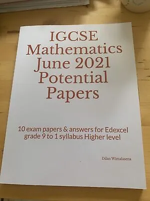 IGCSE Maths Potential Papers Book • £3