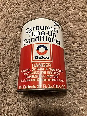 Delco Chevrolet Oil Can Full 1 Quart General Motors Metal • $50