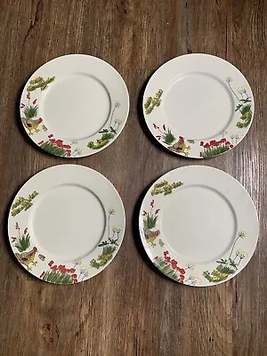 Set Of 4 Paula Deen SOUTHERN ROOSTER Dinner Plates 11  • $61.59