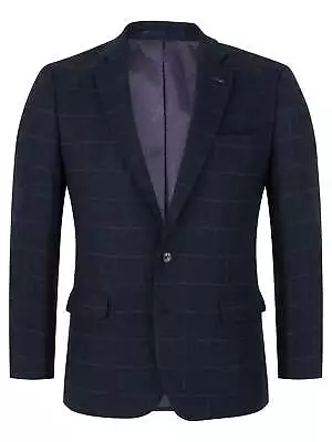 DG's Drifter Mens Marseille Tweed Blazer Jacket 13243/79 Navy • £229.99