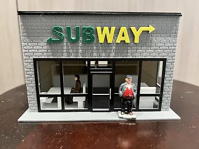 O Scale Subway Building W/ Interior (BUILT) • $59.99
