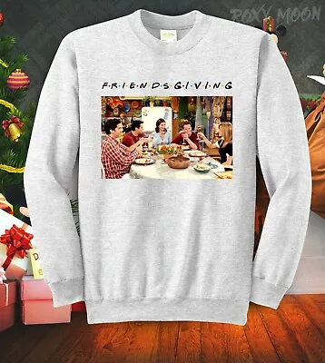 Friendsgiving Sweatshirt Ugly Sweater Thanksgiving Friends Funny • $29.99