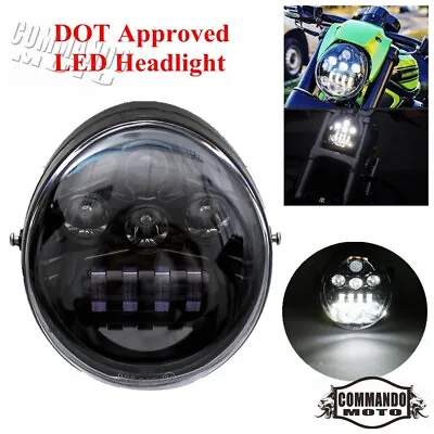 $109.99 • Buy LED Headlight For Harley Davidson V-Rod VRod VRSCA VRSCF VRSCB DOT Approved Lamp