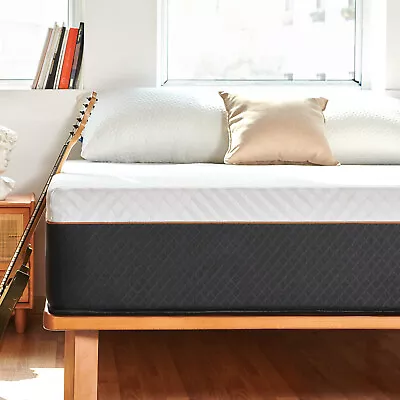 12 Inch Queen Hybrid Mattress In A Box Innerspring And Gel Memory Medium Soft • $189.99