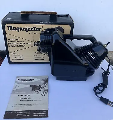 Magnajector Magnifier Projector Opaque Original Box FOR PARTS OR REPAIR • $3.99