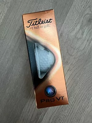 Titleist PRO V1 Golf Balls - New Sleeve - 3 Balls Actalent Logo • $18.99
