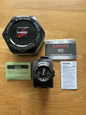 Casio G-SHOCK G-100-1BVMES Mens Digital Analogue Watch In Black With Box • £49.99