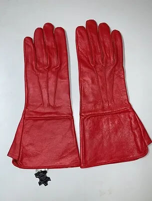 Genuine Leather Medieval Long Cuff Gloves Made With Original Sheep Skin Leather • $20