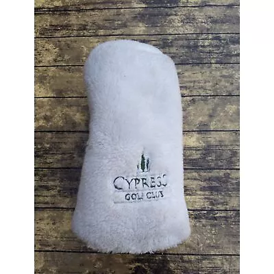 Vintage Cypress Golf Club Fuzzy White Golf Club Headcover • $19